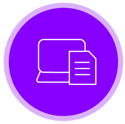 Laptop document icon