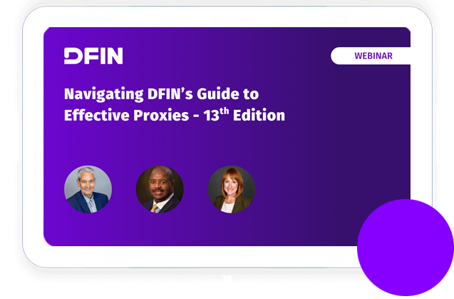 Proxy Guide Webinar