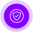 Risk Mitigation Shield Secure Icon