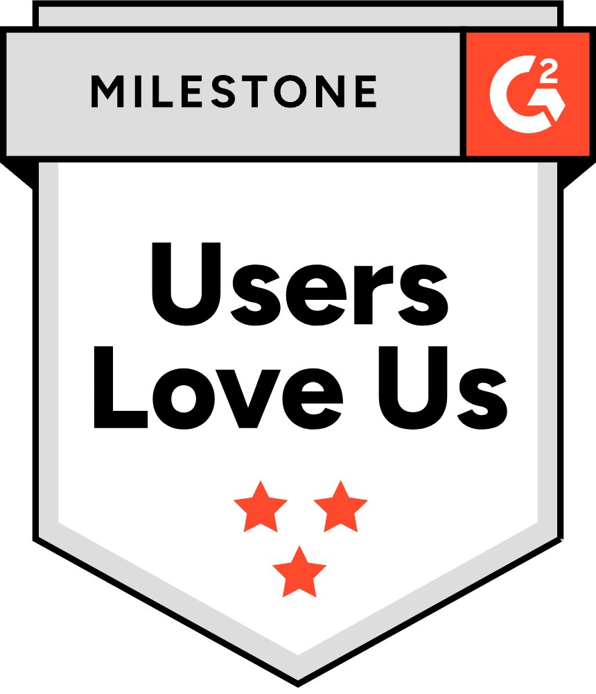 G2 badge users love us