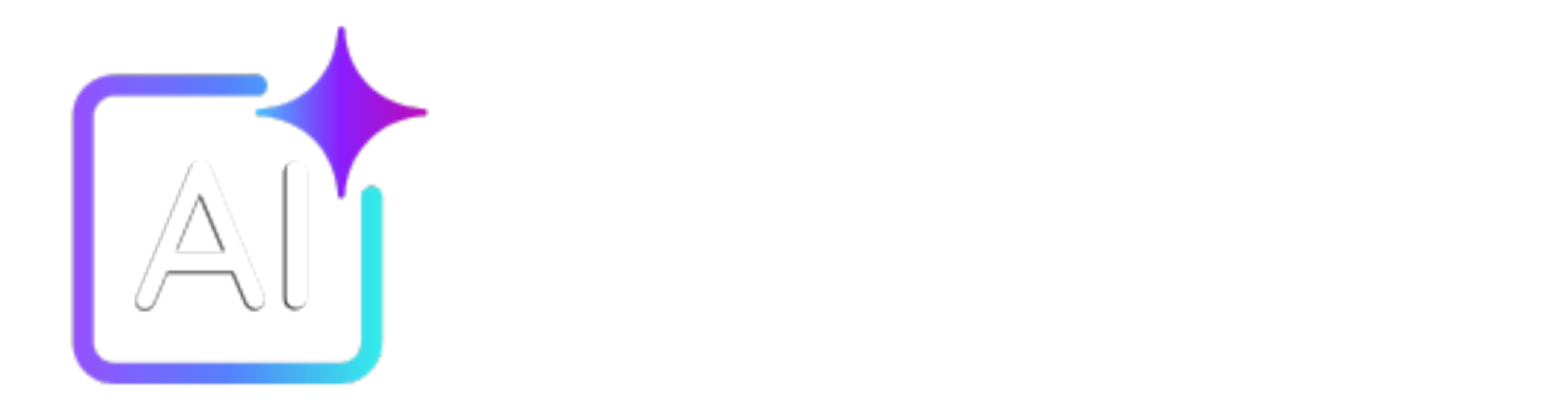 Active Intelligence Logo 2026 White