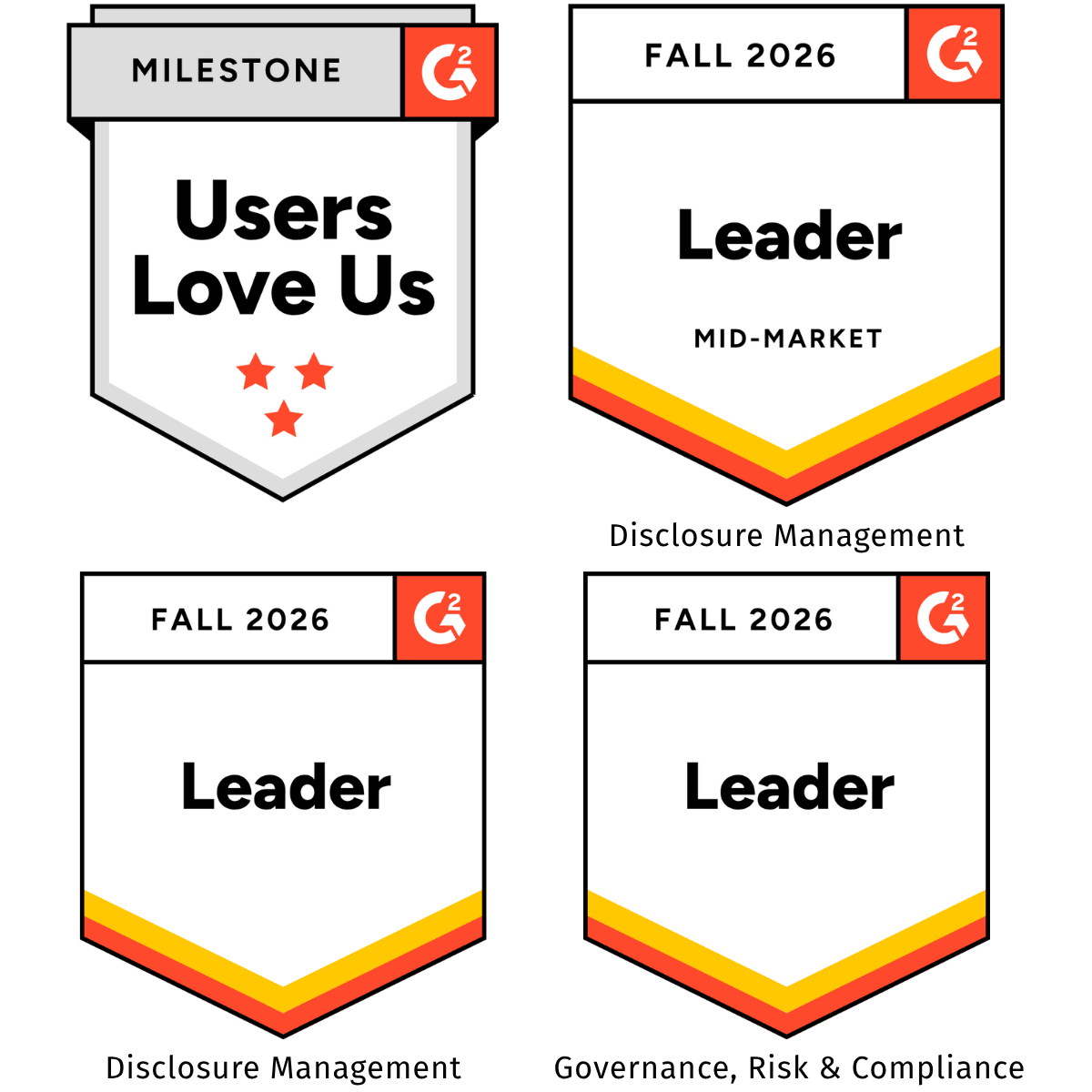 Square G2 Fall 2026 badges