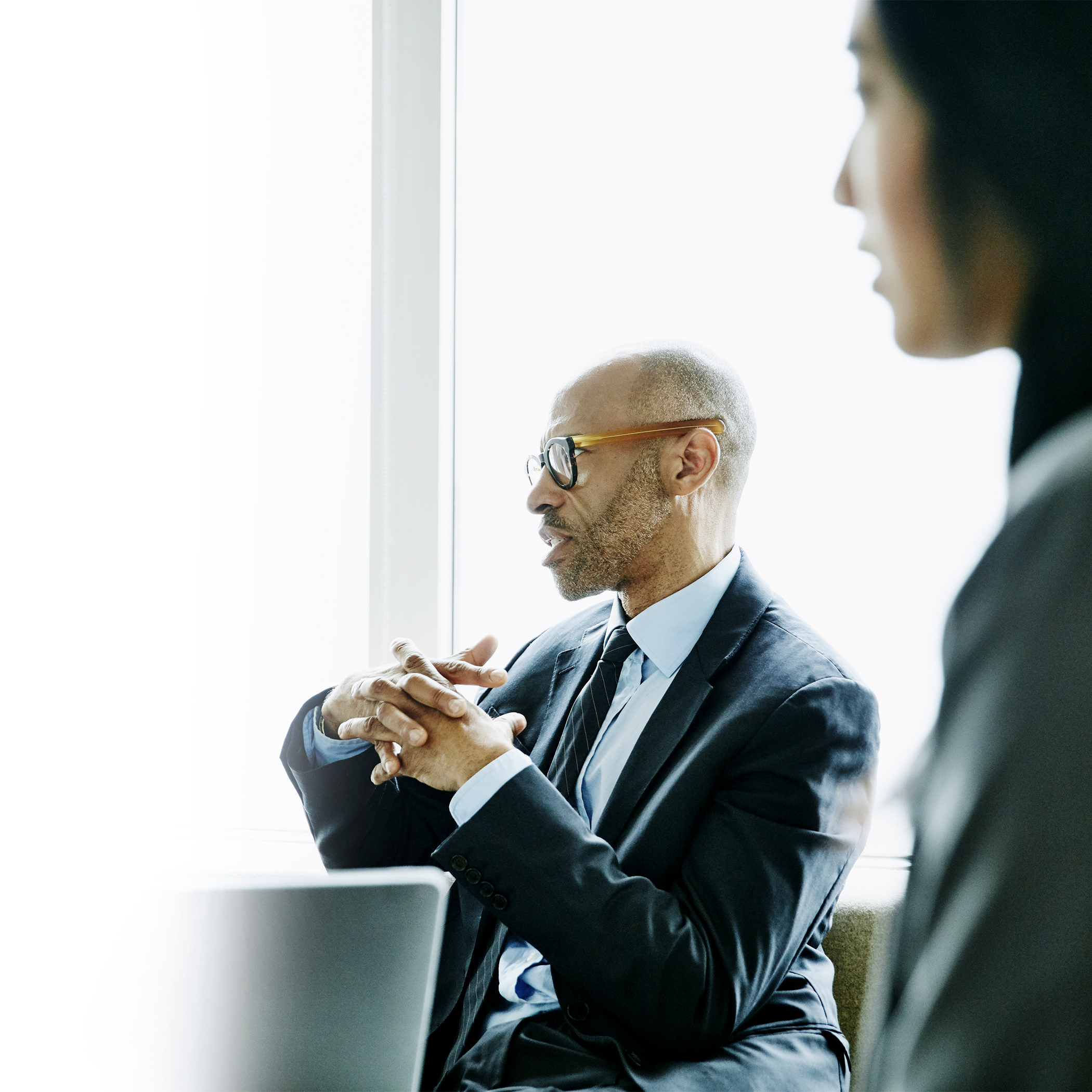 Business man in a meeting