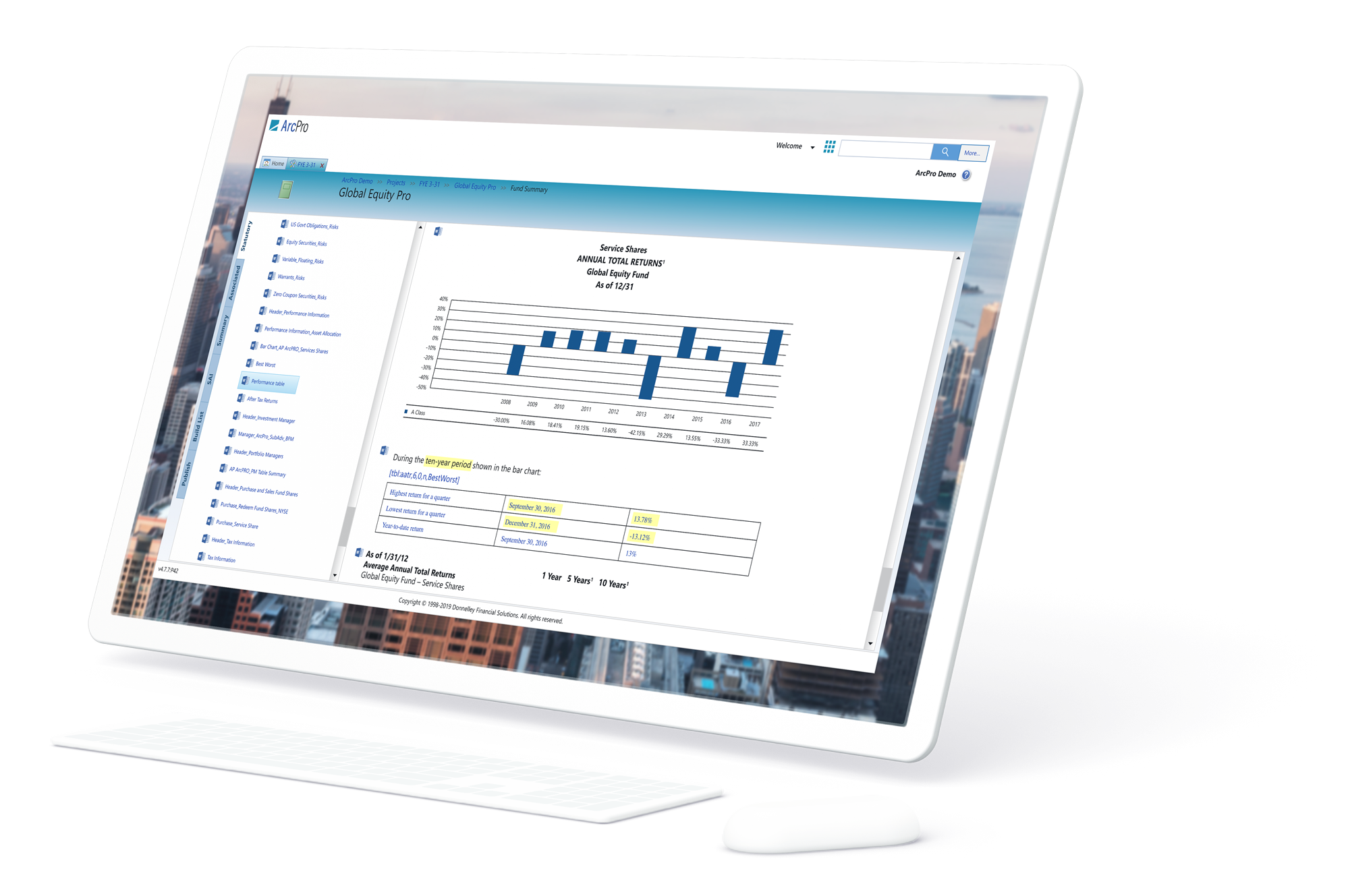 ArcPro product in use shown on computer screen