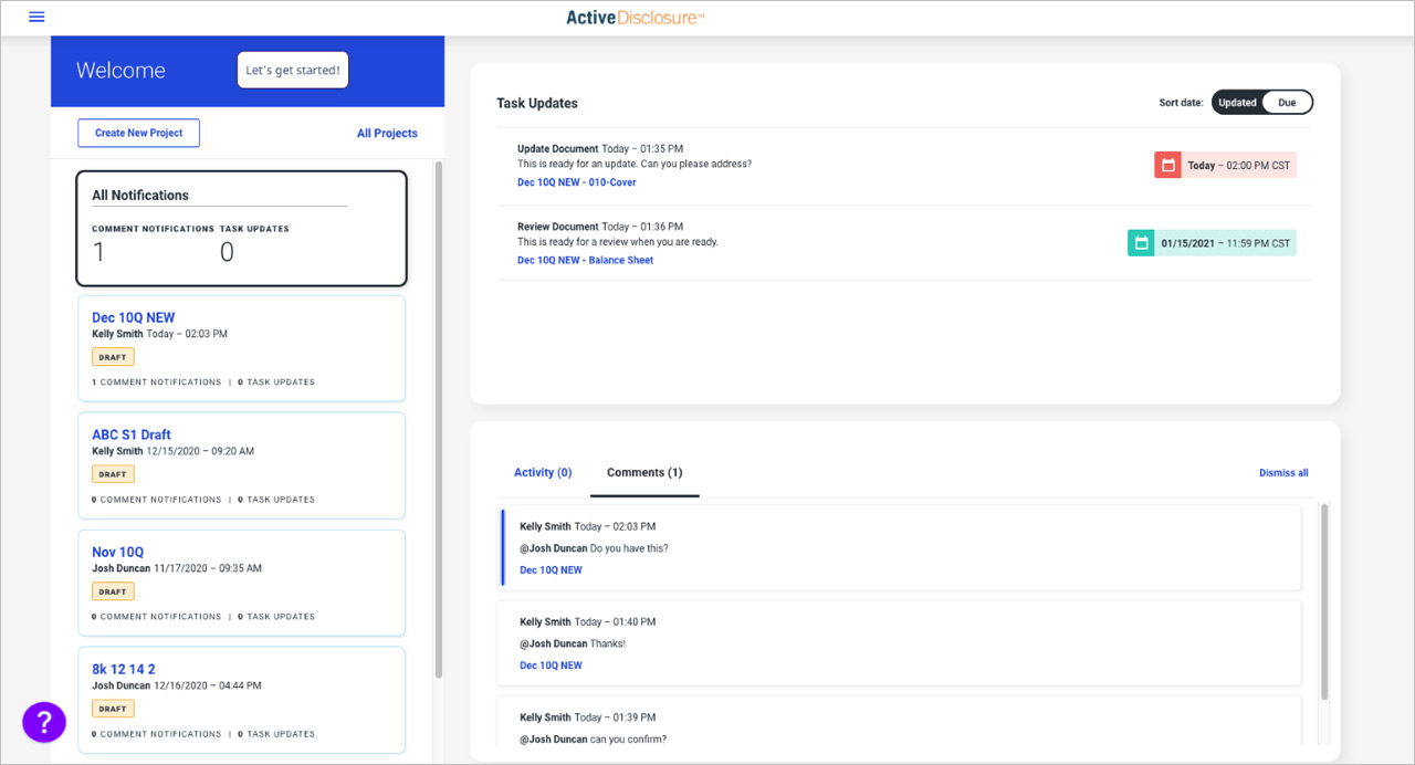 Collaboration features
