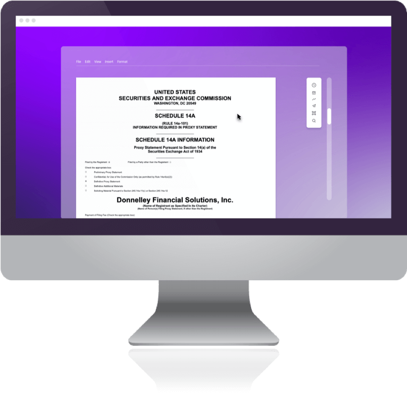 Disclosure Management, EDGAR Filing & Expertise