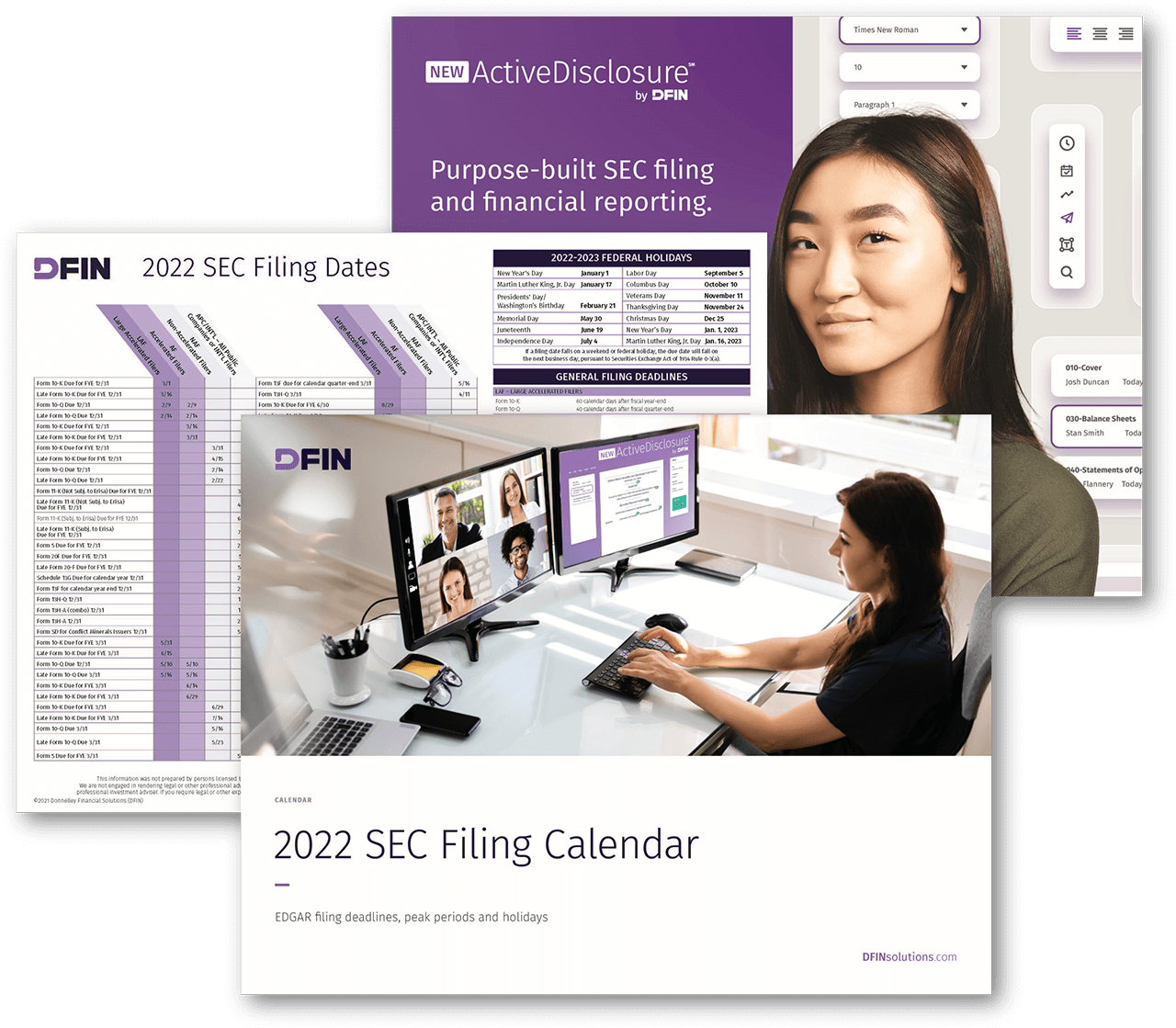 SEC Calendar ActiveDisclosure