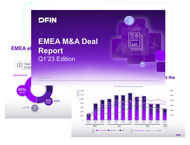 EMEA M&A Deals Report Graphic