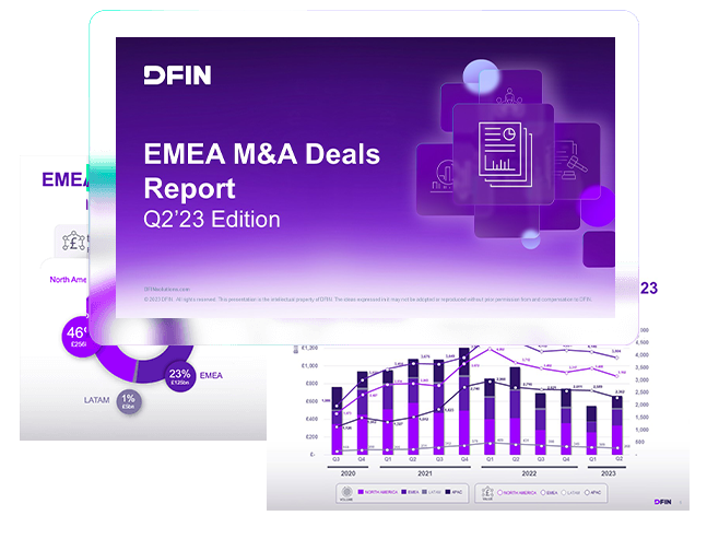 EMEA M&A Deals Report Graphic