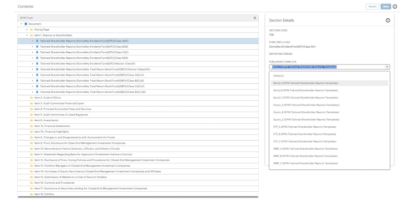 Dynamic TSR Templates Tablet