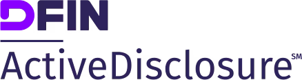 DFIN ActiveDisclosure Logo
