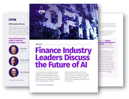 Finance Industry Leaders Discuss the Future of AI - Card