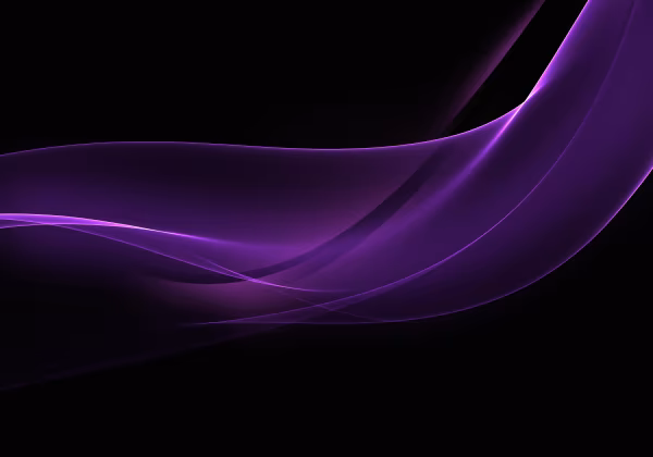 Purple abstract swoosh