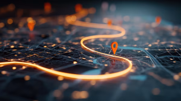 map connection