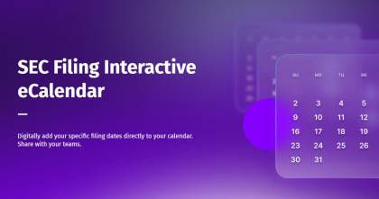 SEC Filing Calendar Social Card