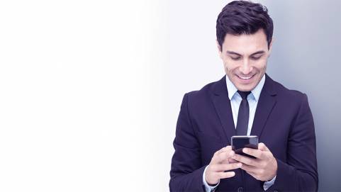 Professional man using ArcDigital's Accelerated Engagement