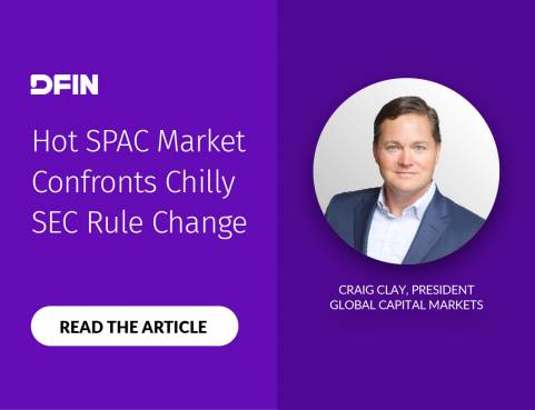 Hot SPAC Market Confronts Chilly SEC Rule Change