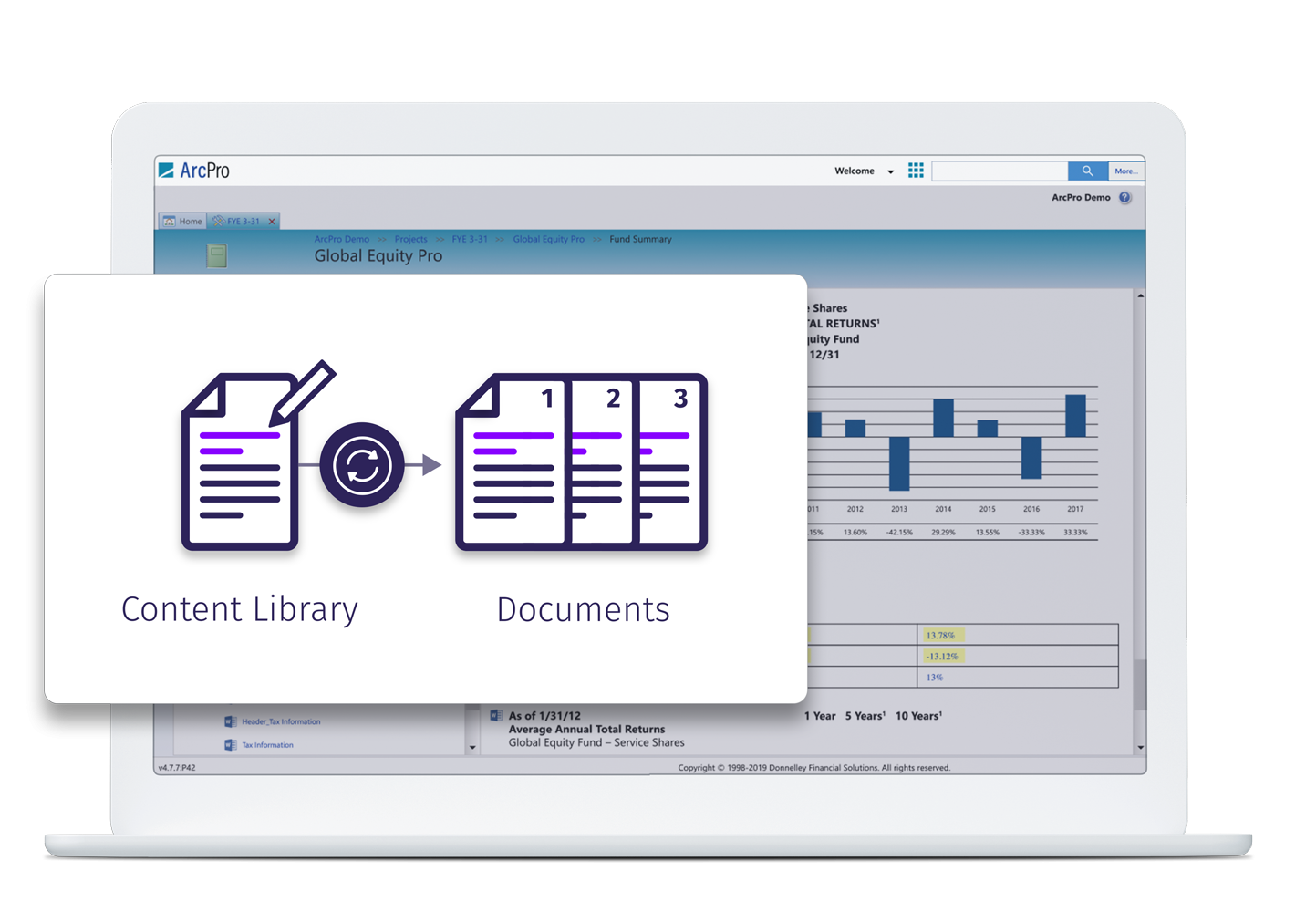 ArcPro Compliance Management System for Shareholder Reports Donnelley Financial Solutions (DFIN)