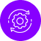 Rotating Gear Icon